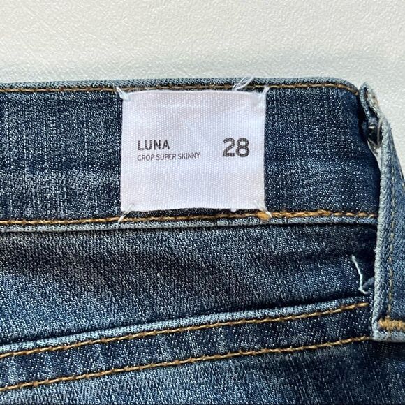 Hudson | Luna Super Skinny Crop Jeans - Picture 6 of 9
